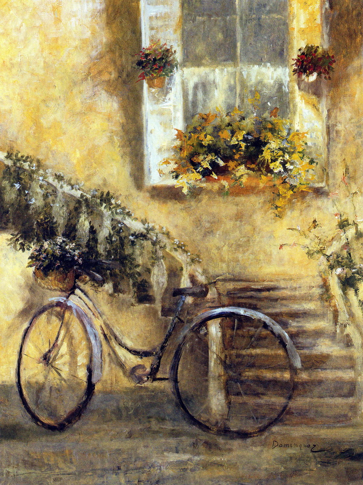 Велосипед у лестницы Домингуэс