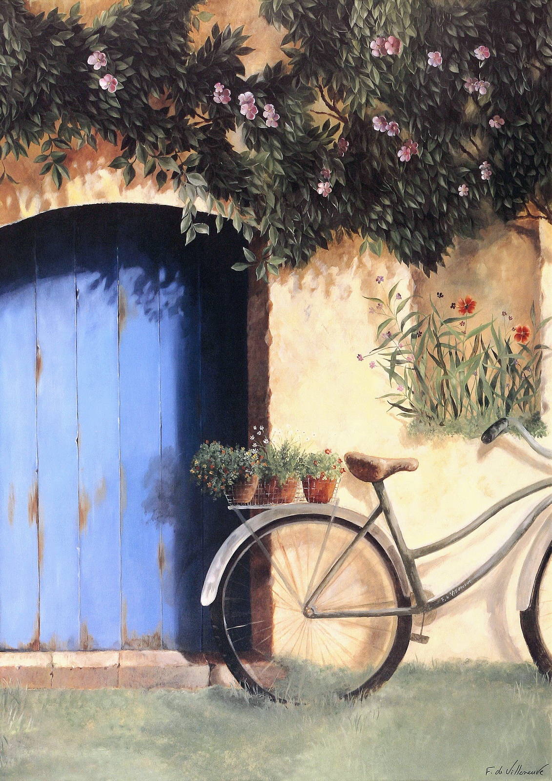 Велосипед у двери Фабрис Де Вильнев