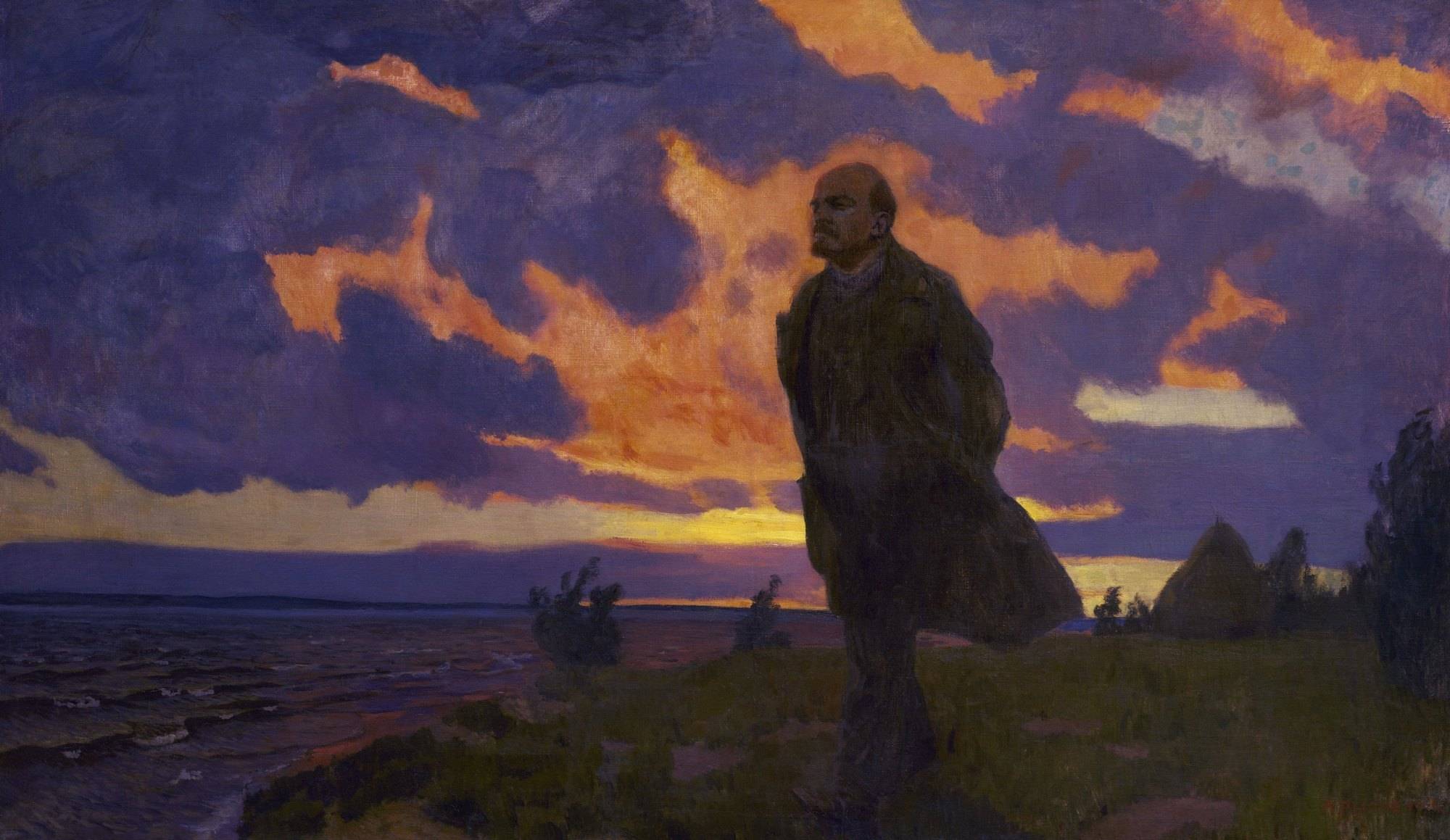 В. И. Ленин в Разливе в 1917 году. Рылов Аркадий Александрович