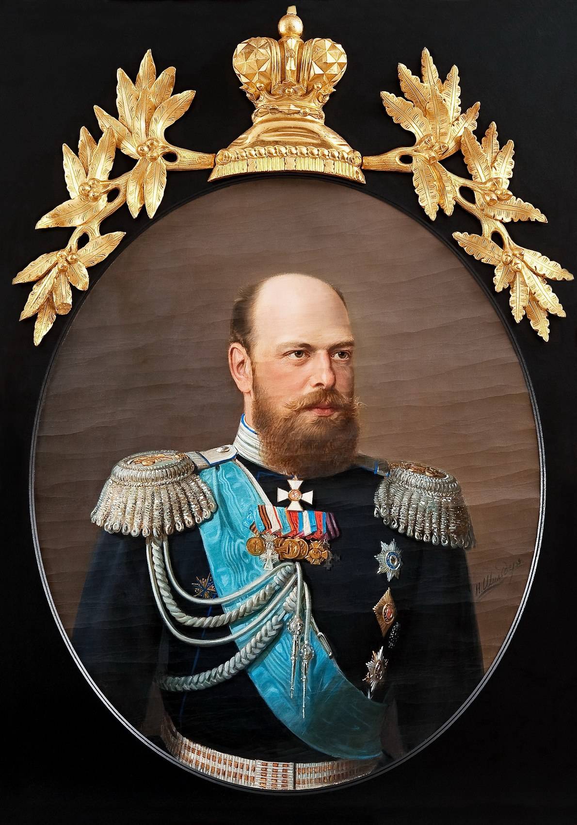 Портрет Александра III Шильдер Николай Густавович