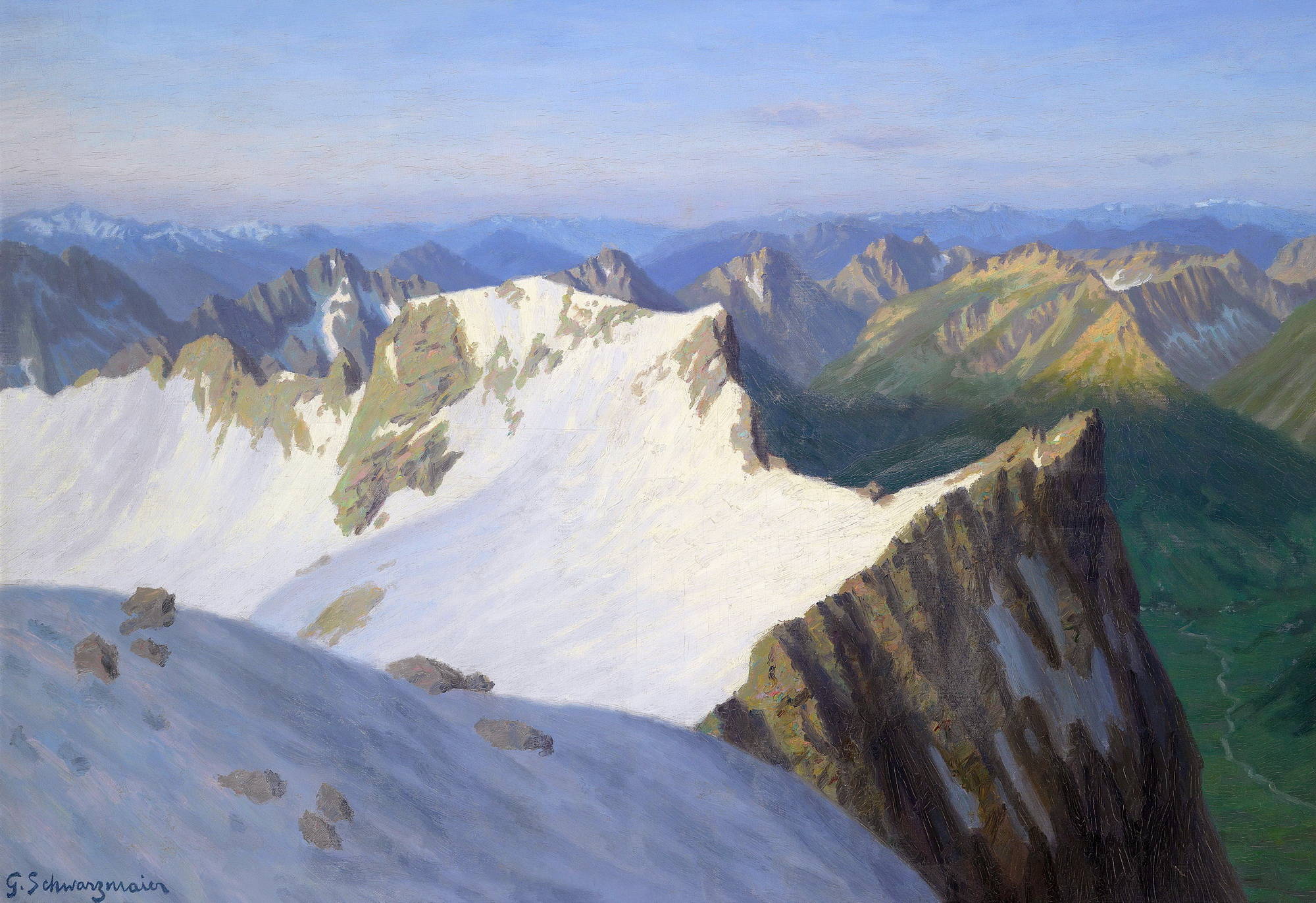 Альпийская панорама Г. Шварцмаер
