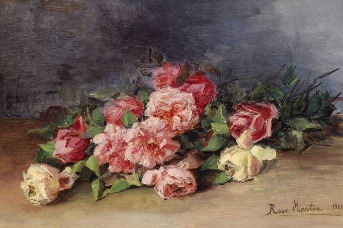 Букет из роз. 1901 г. / Роуз Мартин - Rose Martin