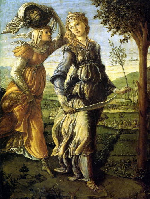 Возвращение Юдифи с головой Олоферна. 1472-1473 гг. / Сандро Боттичелли - Sandro Botticelli