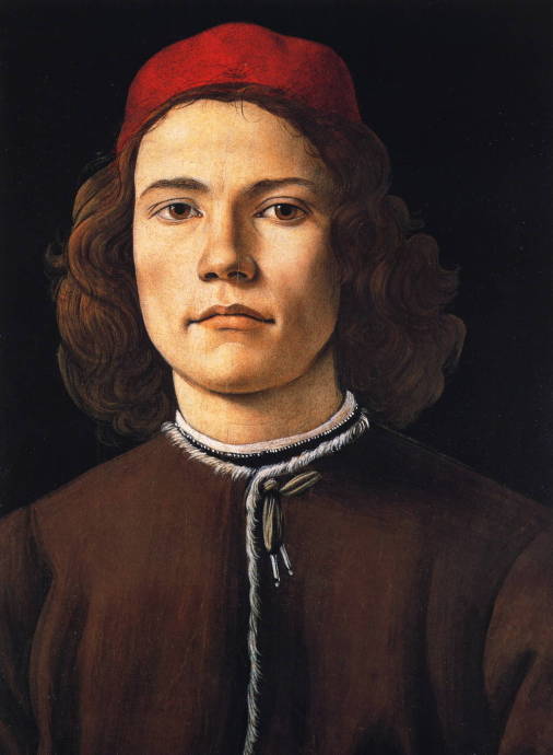 Портрет юноши / Сандро Боттичелли - Sandro Botticelli