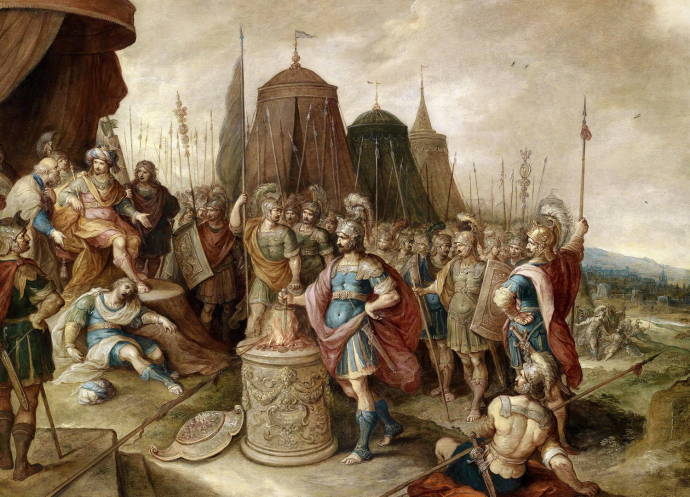 Гайс Мутиус Сцевола перед Парсеной / Франц Франкен II - Frans Francken II