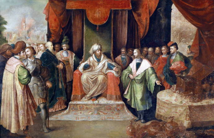 Крез показывает Соломону его богатсва / Франц Франкен II - Frans Francken II