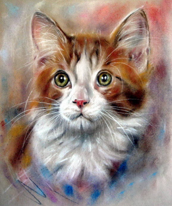 Котёнок цвета 'имбирь' / Работа неизвестного автора 952 - 