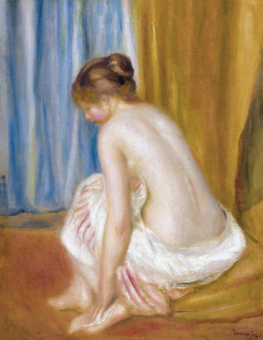 Банные приготовления / Пьер Огюст Ренуар - Pierre Auguste Renoir