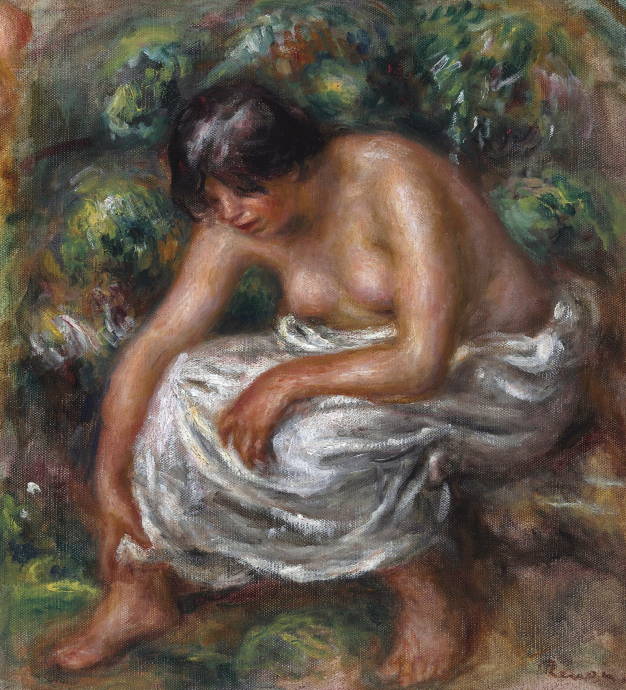 После бани / Пьер Огюст Ренуар - Pierre Auguste Renoir