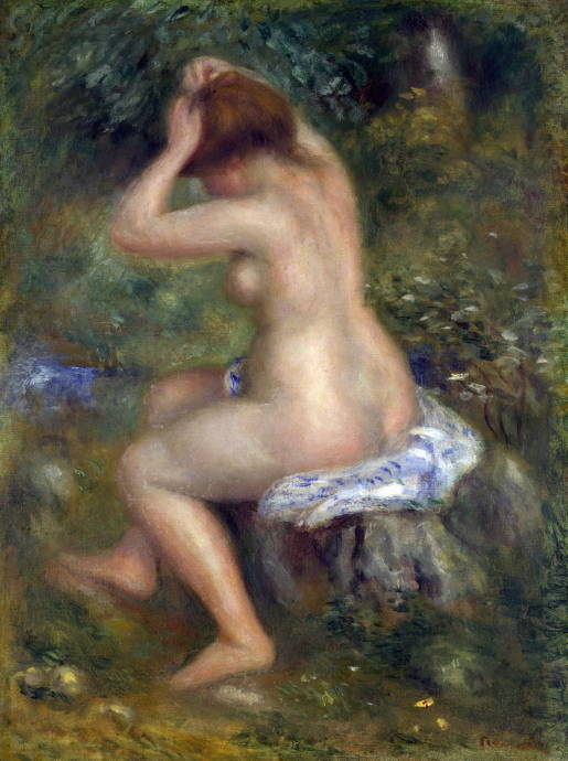 Непослушные волосы / Пьер Огюст Ренуар - Pierre Auguste Renoir