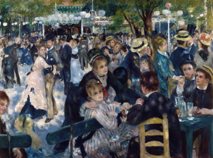 Бал в Мулен де ла Галетт / Пьер Огюст Ренуар - Pierre Auguste Renoir