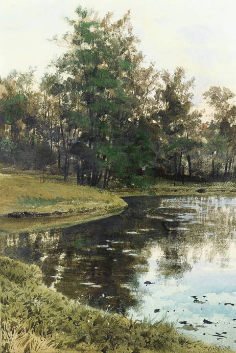 Озеро / Бенуа Альберт Николаевич - Benois Albert  Nikolaevich