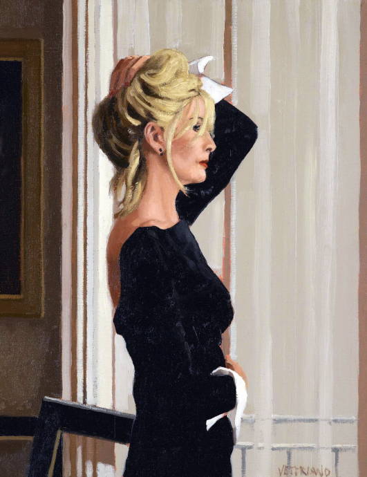 Блондинка в черном / Джек Веттриано - Jack Vettriano