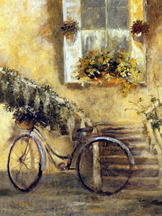 Велосипед у лестницы / Домингуэс - Dominguez