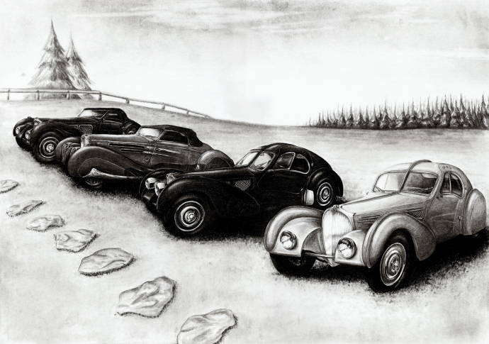 Bugatti тип 57 / Работа неизвестного автора 997