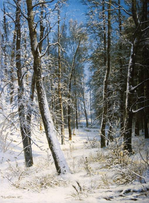 Зима в лесу. 1877 г. / Шишкин Иван Иванович - Shishkin Ivan Ivanovich