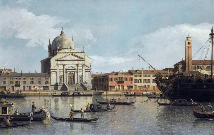 Венеция с видом на церковь Джакомо / Джованни Антонио Каналетто - Giovanni Antonio Canaletto