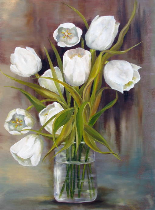 Белые тюльпаны / Барбара Лэндри - Barbara Landry