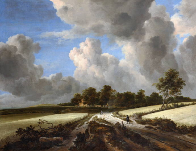 Пшеничное поле / Якоб Исааксон ван Рейсдаль - Jacob Isaackszon van Ruisdael