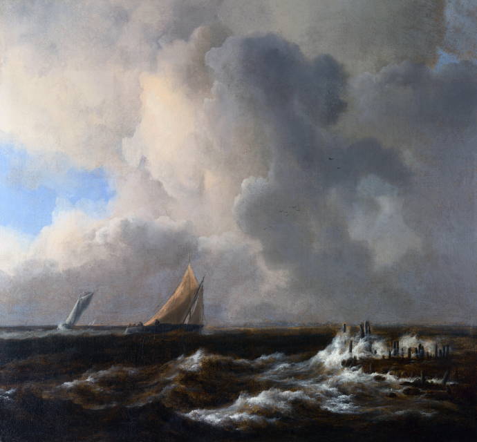 Шторм / Якоб Исааксон ван Рейсдаль - Jacob Isaackszon van Ruisdael