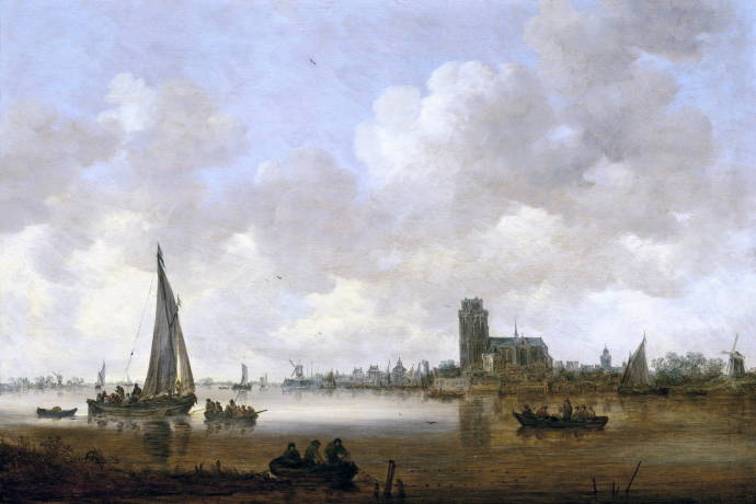Вид на Дордрехт / Ян ван Гойен - Jan van Goyen