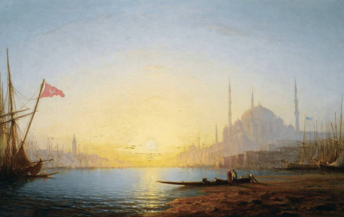Вид на Константинополь / Амиди Розье - Amedee Rosier
