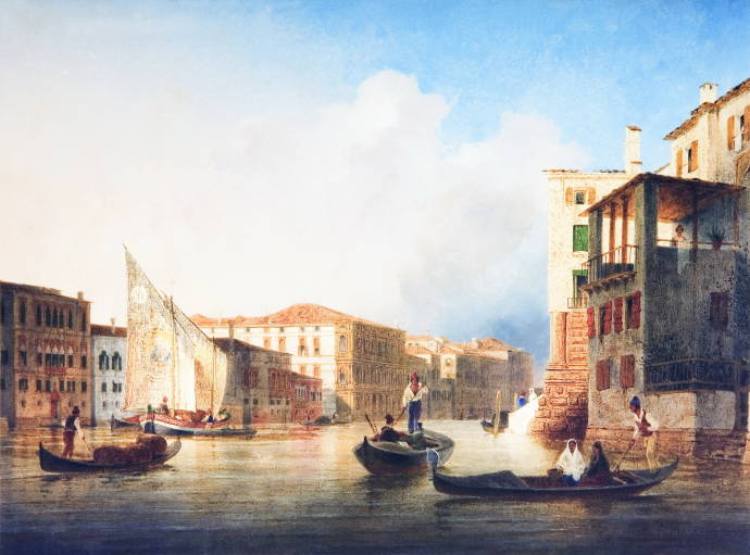 Венеция. 1858 г. / Мордвинов Александр Николаевич - Mordvinov Alexander Nikolaevich