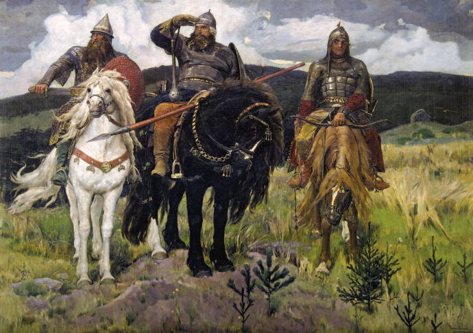 Богатыри. 1881-1898 гг. / Васнецов Виктор Михайлович - Vasnetsov Viktor MiKhailovich