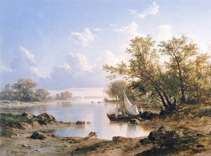 Пейзаж. 1881 г. / Джогин Павел Павлович - Djogin Pavel Pavlovich
