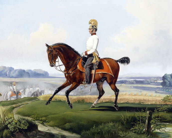 Лейтенант Теодор на маленькой лошади / Адам Альбрехт - Adam Albrecht