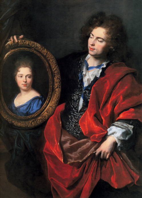 Портрет Жана Бобтиста Мондино и его жены / Иасент Риго - Hyacinthe Rigaud