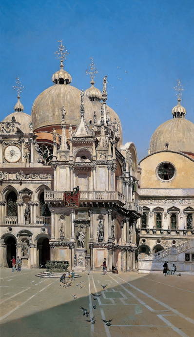 Двор Дворца Дукс в Венеции / Мартин Рико и Ортега - Martin Rico y Ortega