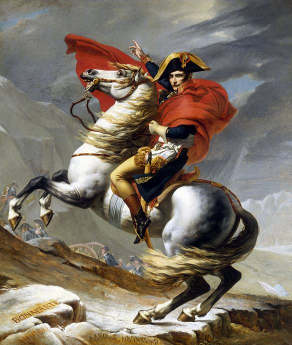 Бонапарт на переходе Санкт-Бернар, 20 мая 1800 г. / Жак Луи Давид - Jacques Louis David