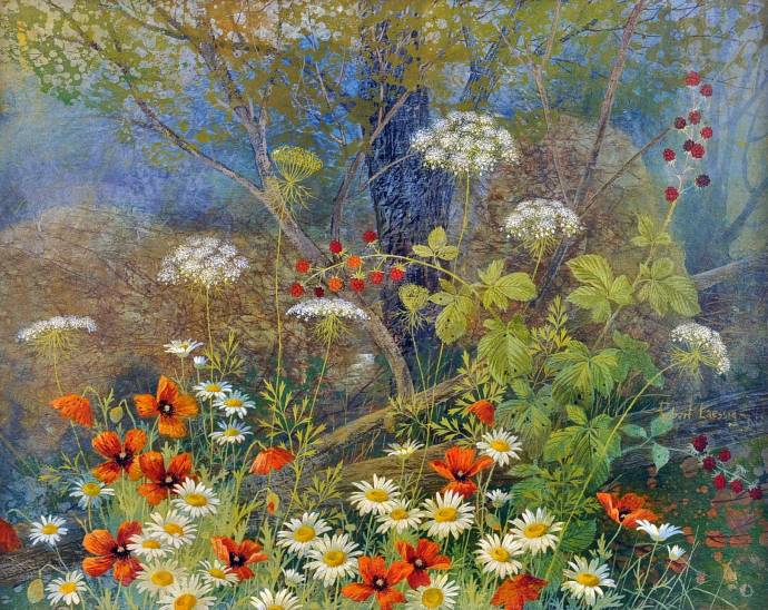 Лесные цветы и ежевика / Роберт Лисинг - Robert Laessig
