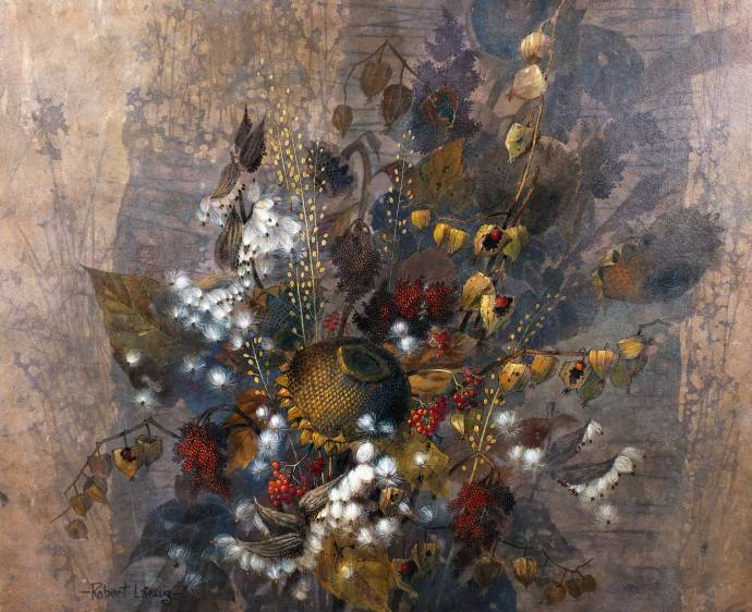 Натюрморт из сушенных цветов / Роберт Лисинг - Robert Laessig