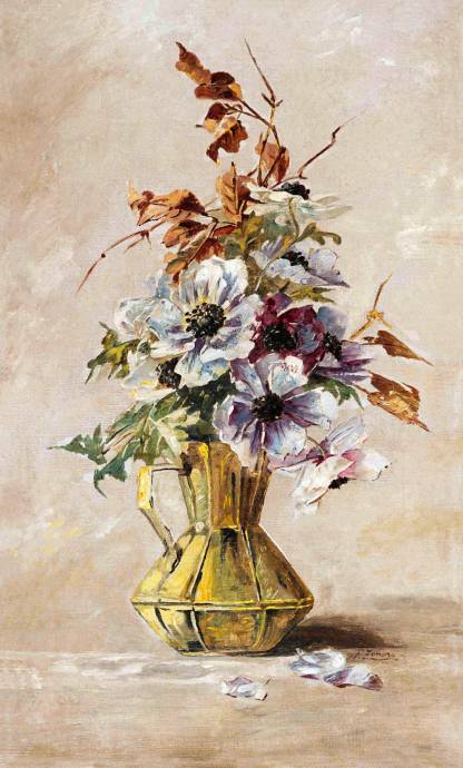 Цветы в вазе / Фаусто Зонаро - Fausto Zonaro