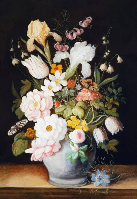 Натюрморт из ярких цветов / Франц Ксавье Пилер - Franz Xaver Pieler