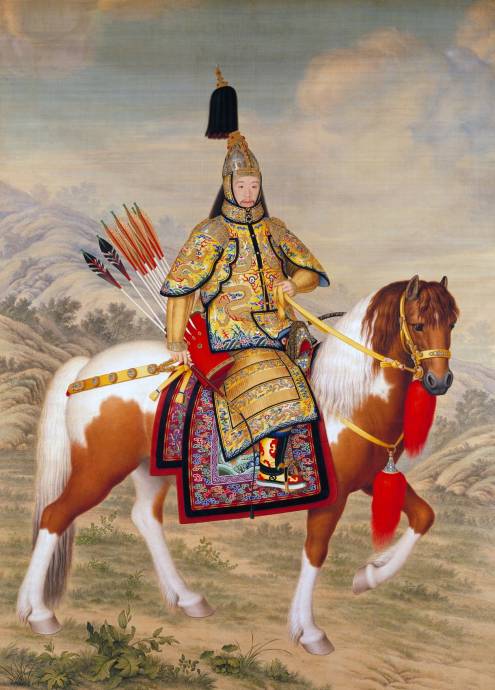 Император Кванлонг на лошади / Работа неизвестного автора 998