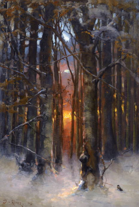 Закат сквозь деревья / Клевер Юлий Юльевич - Julius Sergius von Klever