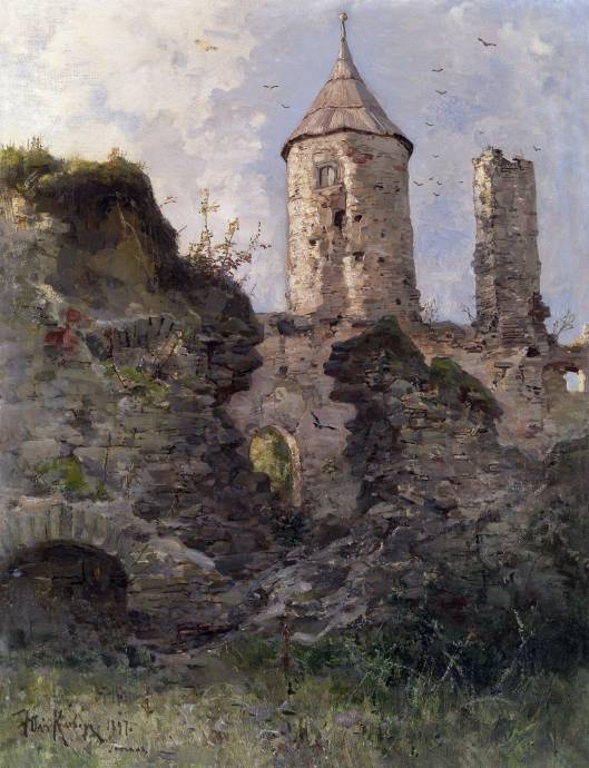 На развалинах крепости / Клевер Юлий Юльевич - Julius Sergius von Klever