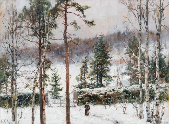 Снегопад / Клевер Юлий Юльевич - Julius Sergius von Klever