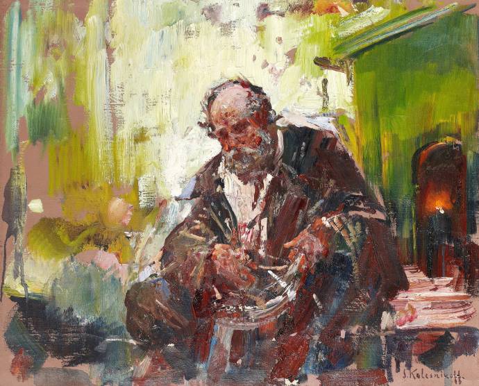 Портрет старого мужчины / Колесников Степан Федорович - Kolesnikov Stepan Feodorovich
