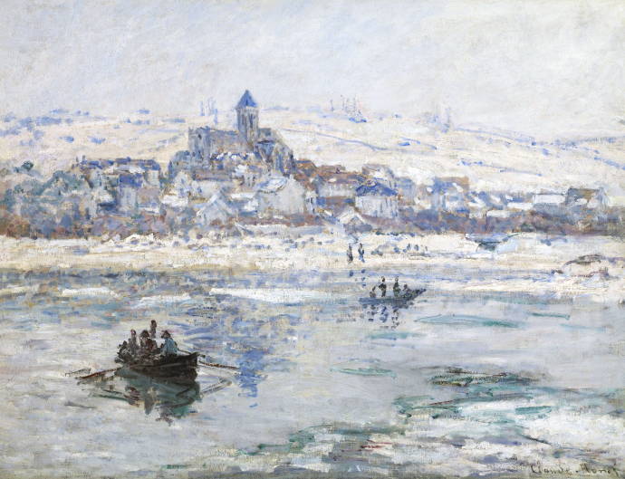 Ветюль зимой / Клод Оскар Моне - Claude Oscar Monet
