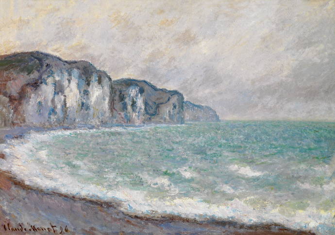 Скалы в Пурвиле / Клод Оскар Моне - Claude Oscar Monet