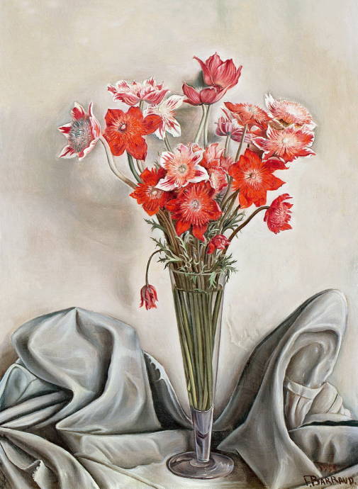 Тюльпаны красные / Франсуа Эмиль Барро - Francois Barraud