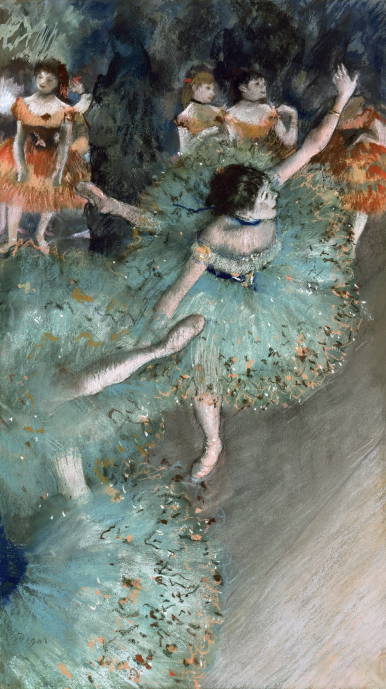 Раскачивающиеся танцовщицы / Эдгар Дега - Edgar Degas