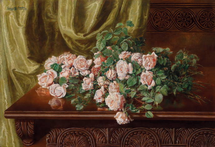 Розовые розы / Элизабет Энжиэлффи - Elisabeth Angyalffy