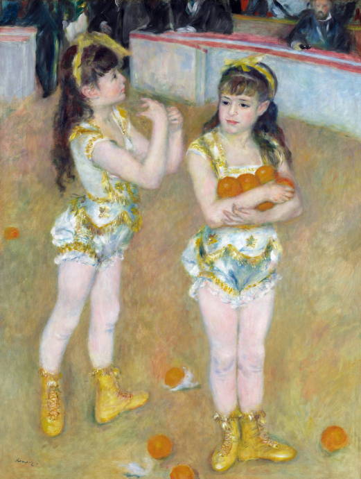 Цирковые акробаты / Пьер Огюст Ренуар - Pierre Auguste Renoir