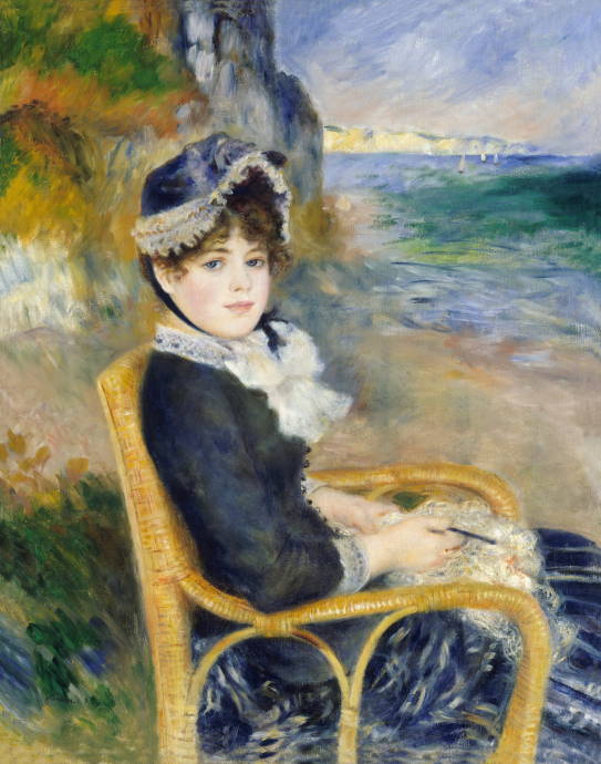 На побережье / Пьер Огюст Ренуар - Pierre Auguste Renoir
