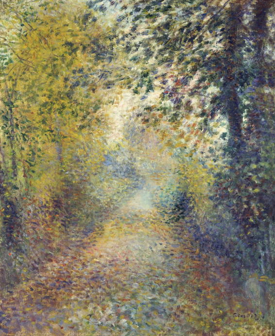 В лесу / Пьер Огюст Ренуар - Pierre Auguste Renoir